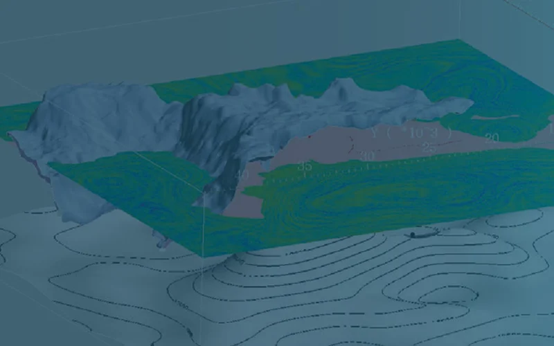 Illustration of geophysical model data
